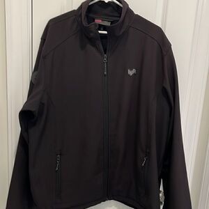 LYFT 1K Original Big man’s Mens Black Performance Zipper Driver Jacket Coat 2XL